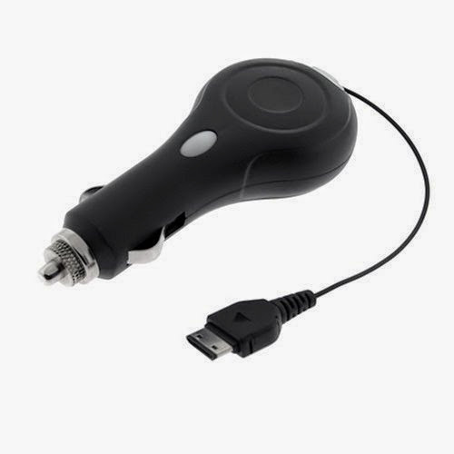 Retractable Rapid Auto Car Charger with Ic Chip for Eclipse Katana, 3800 Katana LX, PRO-700, PRO-200, S1 Cell Phone