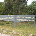 Sign to campgrounds