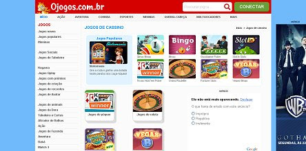Jogos de cassino - Ojogos.com.br