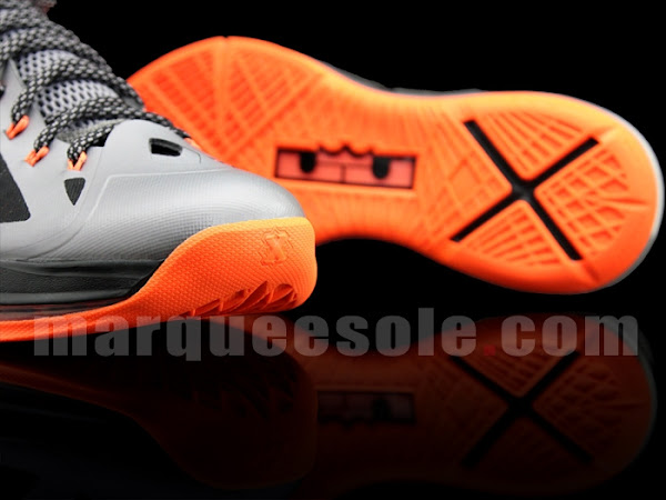 Fresh New Look at Nike LeBron X in Silver Black and Orange