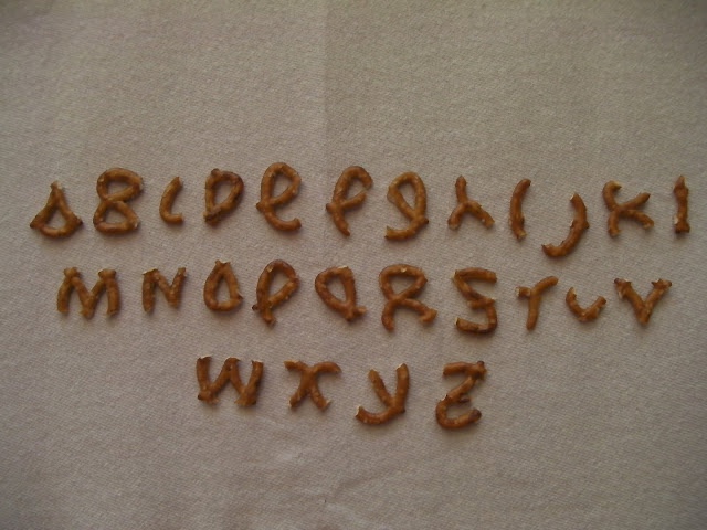 Pretzel Alphabet