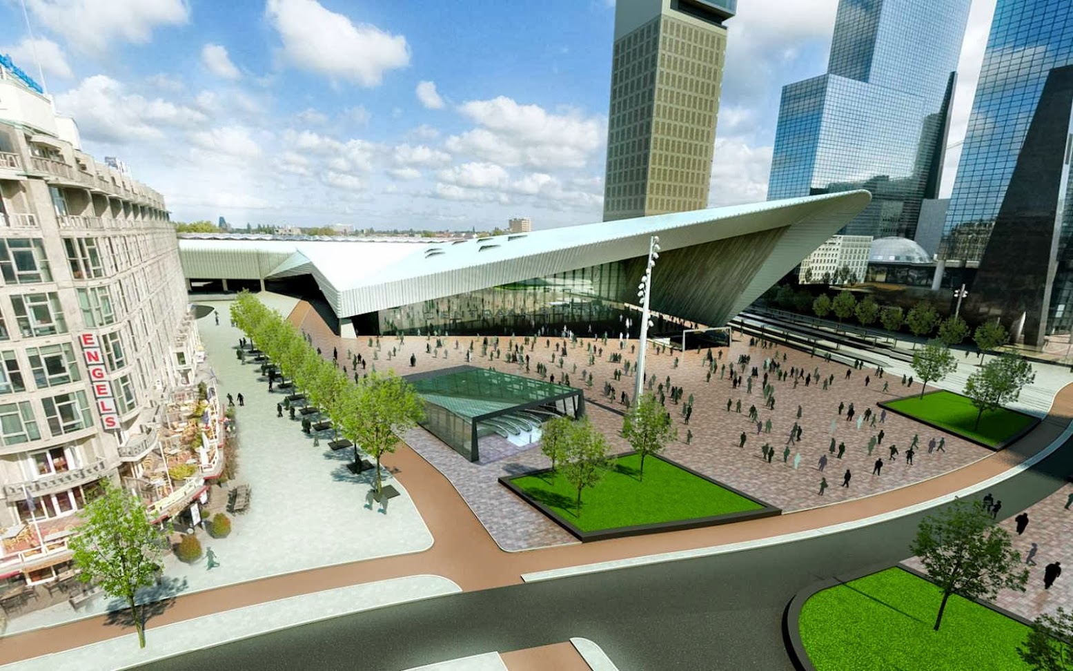 Rotterdam Central Station by MVSA Architects