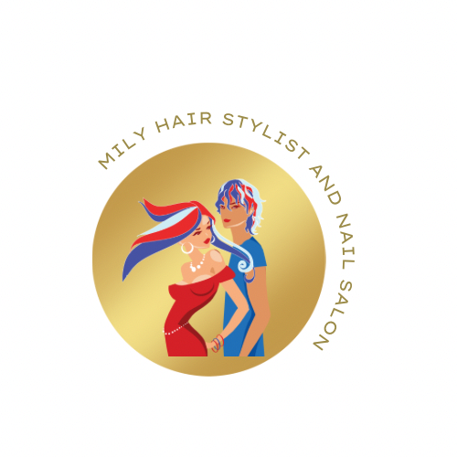 mily stylist and nail salon day spa logo