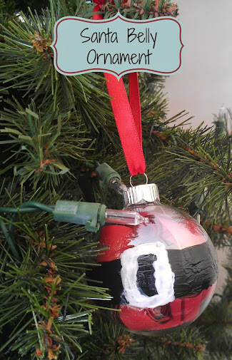 Christmas in July: 31 Days of Christmas Crafts, Recipes, DIY & More - DIY Santa Belly Ornament