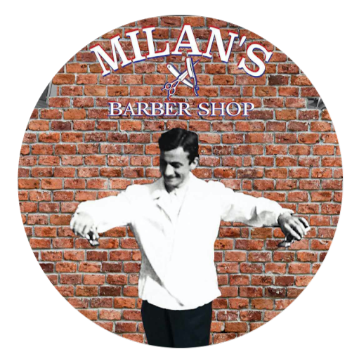 Milan's Barber Shop logo