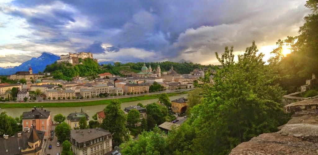 The fortress Hohensalzburg and the Old City. Todd Felton: #WorkAbroadBecause you will never be the same