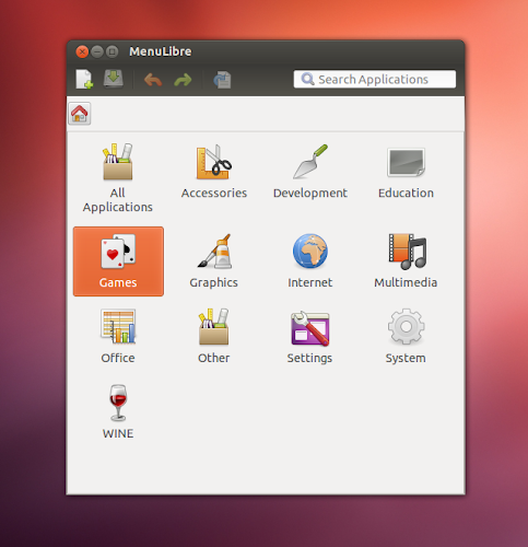 MenuLibre su Ubuntu 12.04