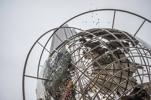 Globe Sculpture at Columbus Circle