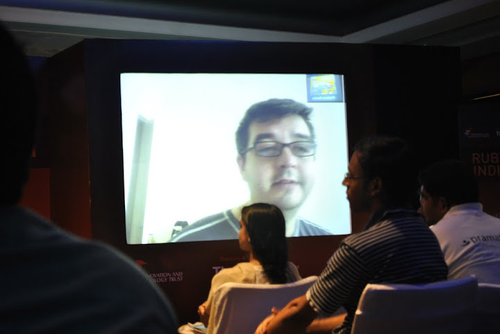 Chad Fowler video keynote at Rubyconf India