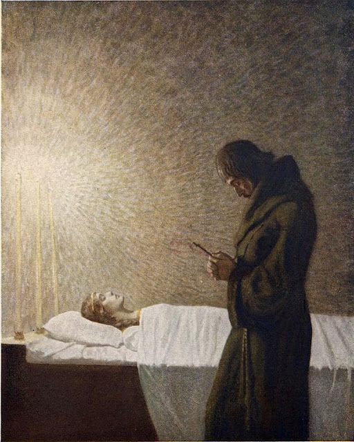 N. C. Wyeth - The death of Guenever.