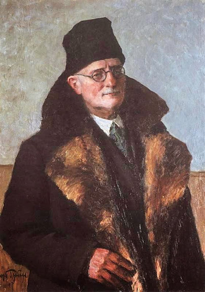  Igor Grabar - Self-Portrait in a Fur-Coat. 1947