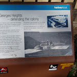 Sign nex to road at Georges Heights (57227)