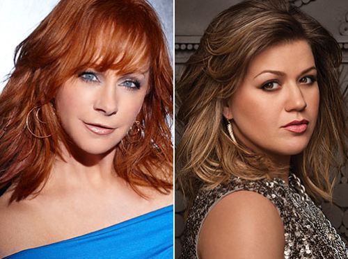 Reba McEntire and Kelly Clarkson