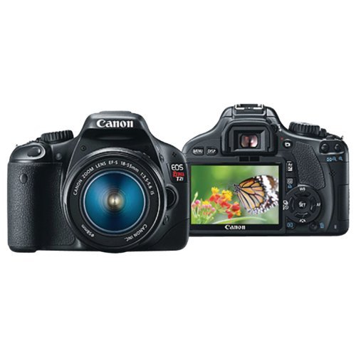 Canon EOS Rebel T2i 18 MP CMOS APS-C Sensor DIGIC 4 Image Processor Full-HD Movie Mode Digital SLR Camera with 3.0-inch LCD and and EF-S 18-55mm f/3.5-5.6 IS Lens