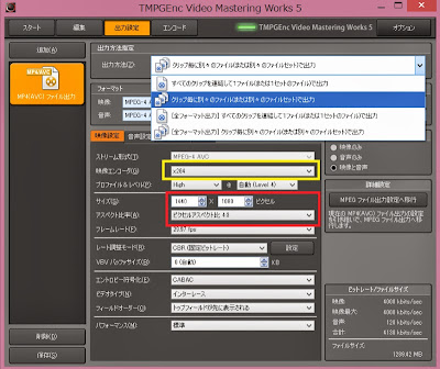 tmpgenc video mastering works 6 リッピング