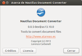Convetir documentos de LibreOffice con progreso y multitarea