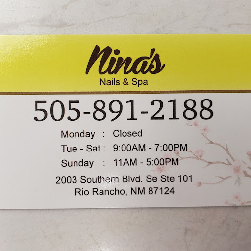 Nina's Nails & Spa Rio Rancho logo