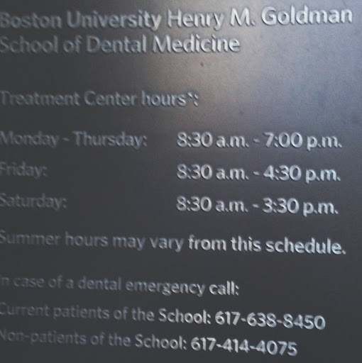 Dental School «Boston University Henry M. Goldman School of Dental Medicine», reviews and photos