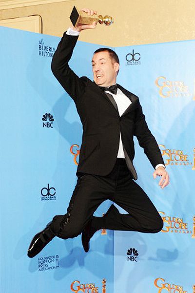 Director Mark Andrews, winner of Best Animated Film for 'Brave,' during the 70th Annual Golden Globe Awards, held at the Beverly Hilton Hotel in California on January 13, 2013.(Getty Images)Click here for Golden Globe Awards: Red carpet 