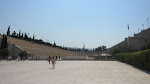 The Panathiniaiko stadium used in the ancient AND modern Olympics
