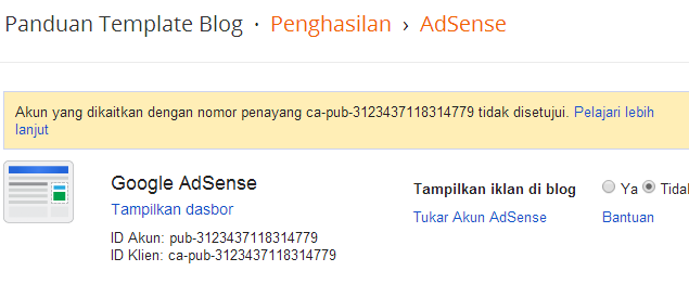 Adsense Ditolak & Tidak Disetujui, Solusinya? Adsense Ditolak & Tidak Disetujui, Solusinya?