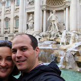Self-Portrait, Trevi Fountain - Rome, Italy