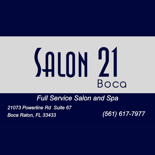 Salon 21 Boca logo