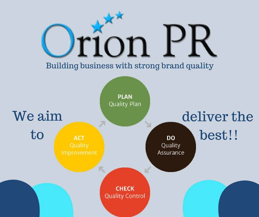 PR Agency in Bangalore - Orion PR & Digital Agency, 3068, 3rd Floor, 11th Main,, 11th Cross, HAL 2nd Stage, Indiranagar, Off. 80 Feet Road, Bengaluru, Karnataka 560038, India, Public_Relations_Firm, state KA