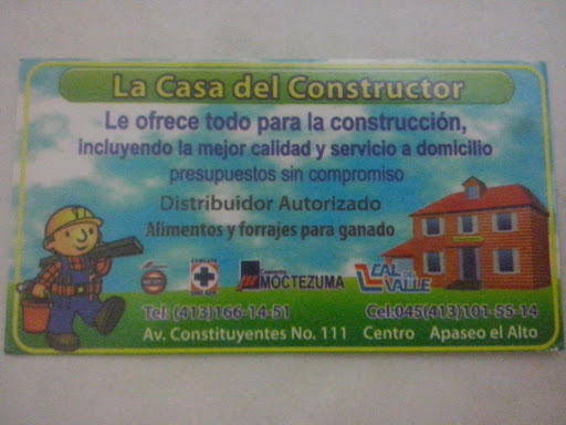 Materiales de la Casa del Constructor, Av Constituyentes 111, Centro, 38500 Apaseo el Alto, Gto., México, Constructor | GTO