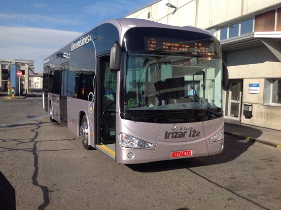 La EMT prueba un autobús eléctrico fabricado en España