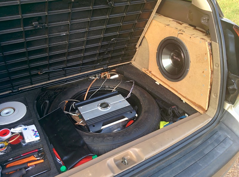 DIY Stealthbox for a Subwoofer | Subaru Outback Forums