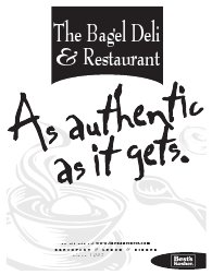 The Bagel Deli & Restaurant logo