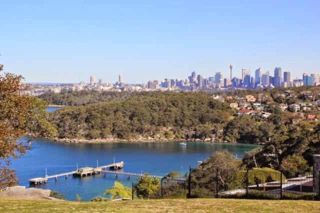 Chowder Bay and Sydney in the background