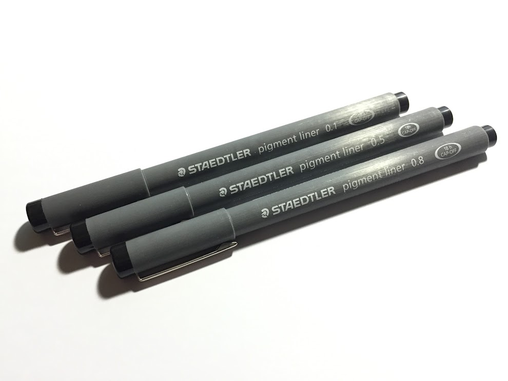 Currently using Staedtler Fineliners for technical drawings. They