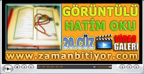 Kuranı Kerim Hatim Oku 20.Cüz