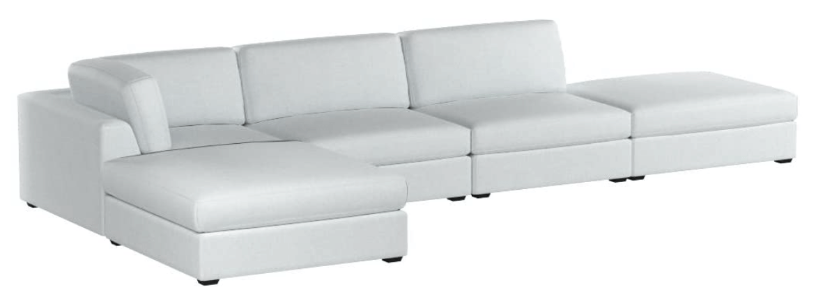 reed 5 piece sectional cloud couch amazon dupes