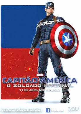 Filme Poster Capitão América 2 - O Soldado Invernal HDTS XviD Dual Audio & RMVB Dublado