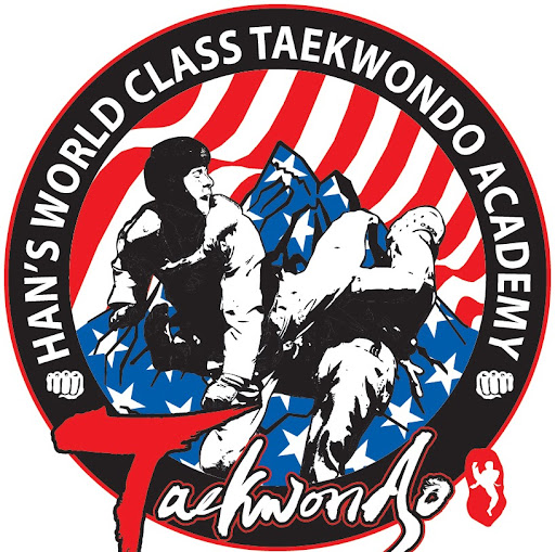Han's World Class Taekwondo Academy. Mill Plain logo