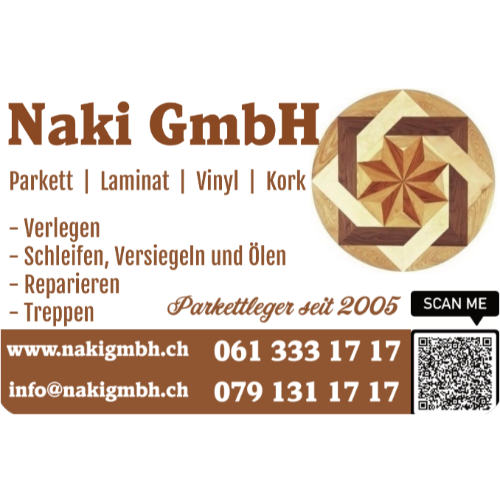 Parkett Basel, Parkett verlegen, Parkett schleifen, Vinyl, Treppen - Naki GmbH