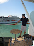 The first thing to notice was our awesome deck. This was our view while docked. The first thing to notice was our awesome deck. This was our view while docked.