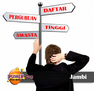 Daftar Perguruan Tinggi Swasta di Jambi Daftar Perguruan Tinggi Swasta di Jambi
