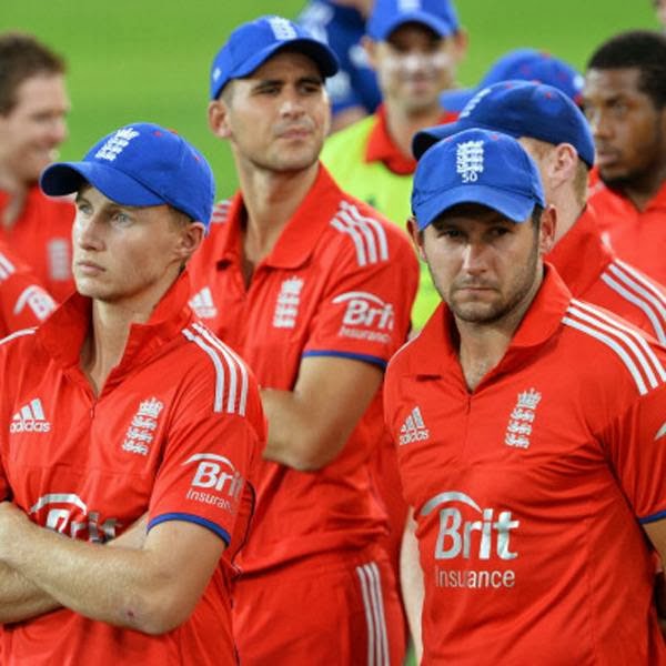 England's sorry tour of Australia finally ended with a whimper Sunday -- a crushing 84-run defeat to give the hosts a clean sweep of the three-game Twenty20 series.