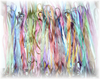 Hand Dyed Silk Ribbon