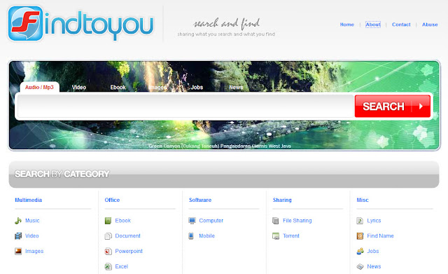Findtoyou : Search engine hebat hasil karya anak bangsa! Findtoyou : Search engine hebat hasil karya anak bangsa!