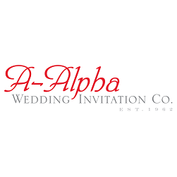 A-Alpha Wedding Invitation Co. logo