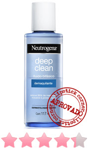  Testei: Neutrogena Deep Clean Fluido Bifásico