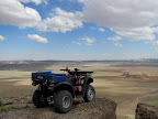 ATV parked on Little Cedar Mountain