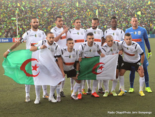 L‘Entente sportive de Sétif d’Algérie le 26/10/2014 au stade Tata Raphaël de Kinshasa lors de la finale aller de la Ligue de champions de la Caf contre Vita club de la RDC, score nul : 2-2. Radio Okapi/ Ph. John Bompengo