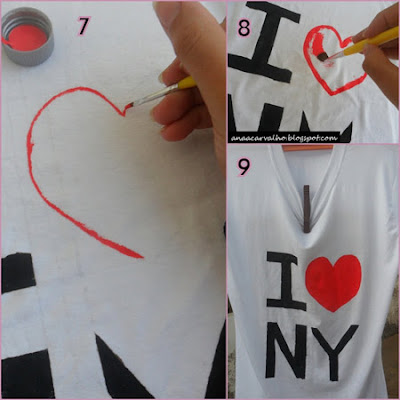 DIY - Camiseta I Love NY
