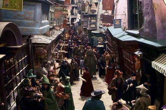 Leadenhall Market disulap menjadi Diagon Alley